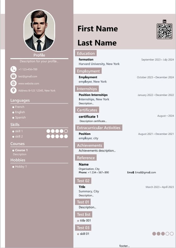 template cv 11