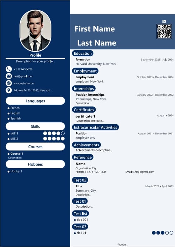 template cv 5